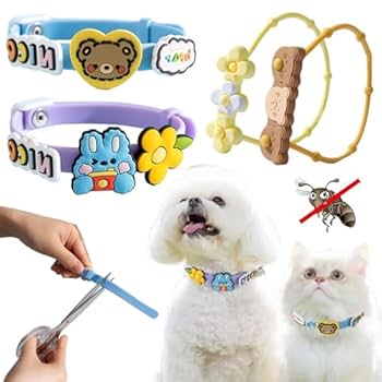 Amazon | AQZXA 犬用/猫用 ノミダニ首輪 蚊よけ首輪 防水 簡単